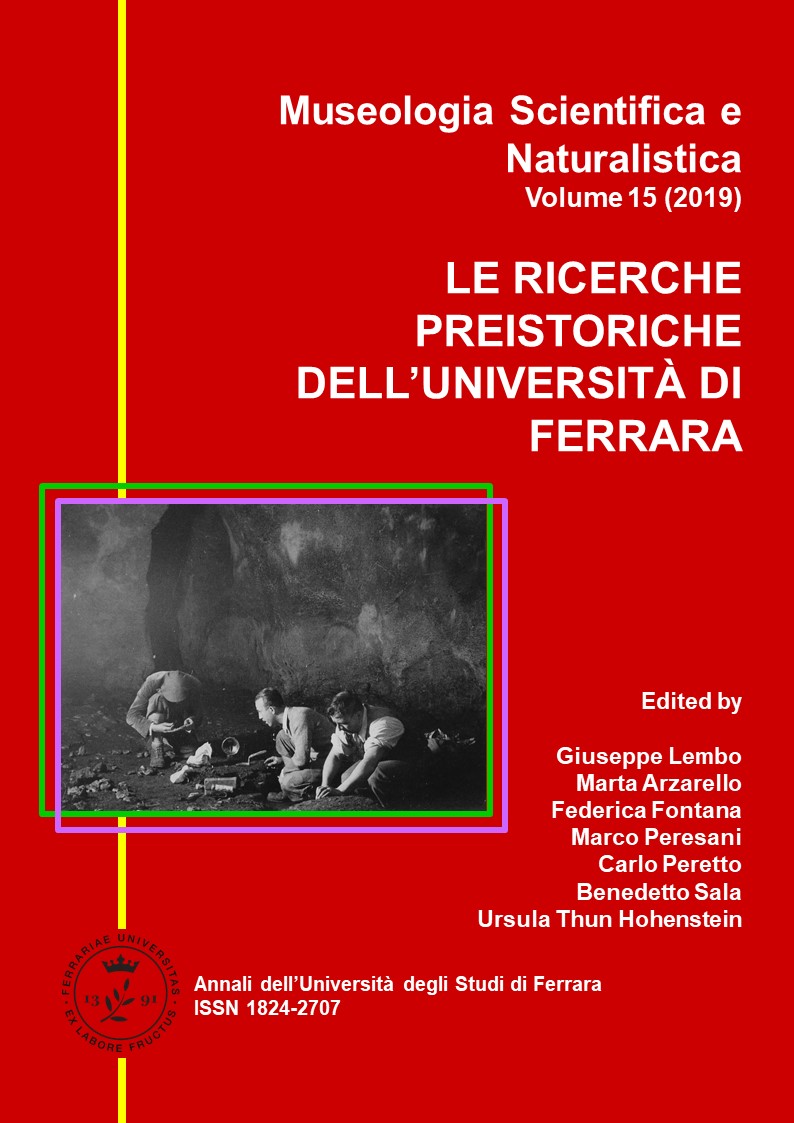 					Visualizza V. 15 (2019): Le ricerche preistoriche dell'Università di Ferrara
				