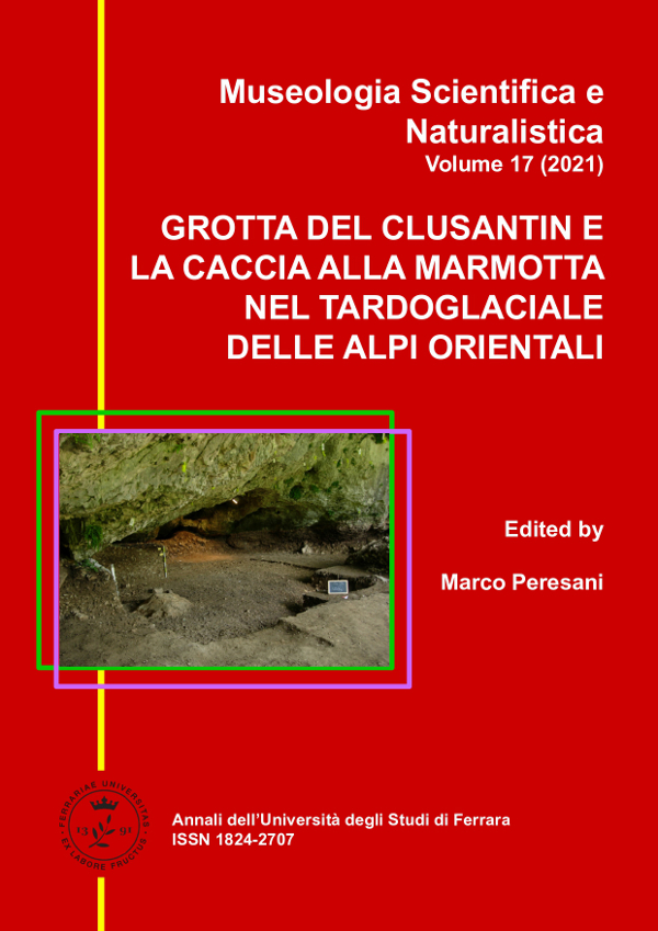 					Visualizza V. 17 (2021): Grotta del Clusantin e la caccia alla marmotta nel Tardoglaciale delle Alpi orientali
				